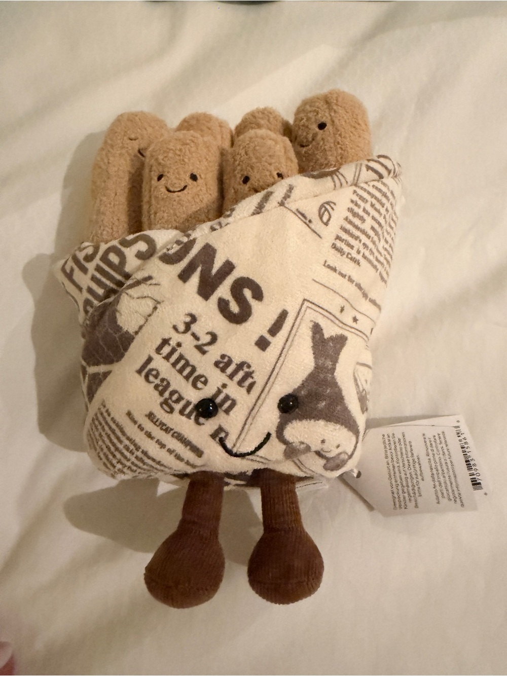 Jellycat Cosy Chips - includes pin, stickers, and bag - Picture 5 of 8